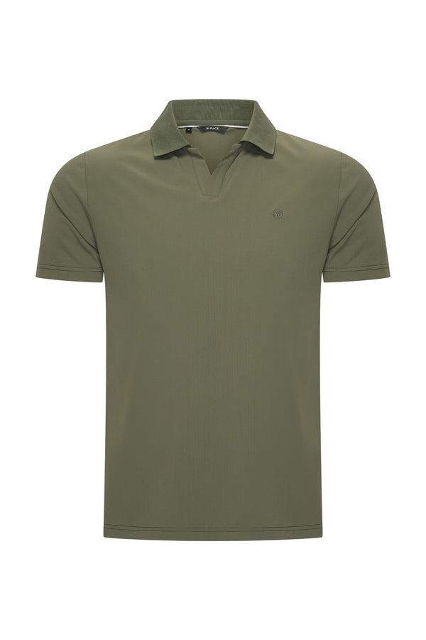 Polo V Neck Shirt – Mi Piace | Men RM202032 Deep Depth