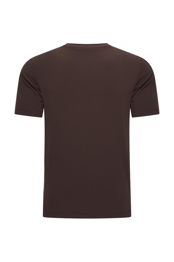 T-shirt – Korte Mouw | Mi Piace – Model RM202009 Espresso