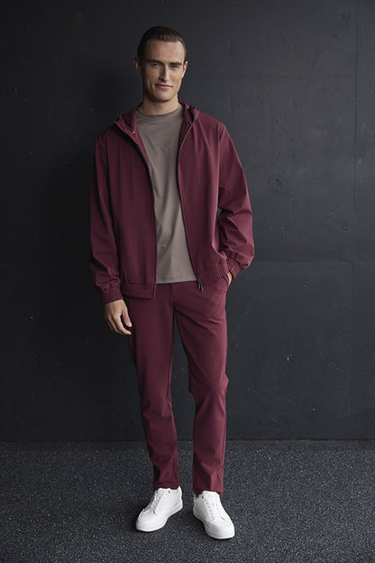 Hooded Jacket – Mi Piace – Men - RM202034 Burgundy