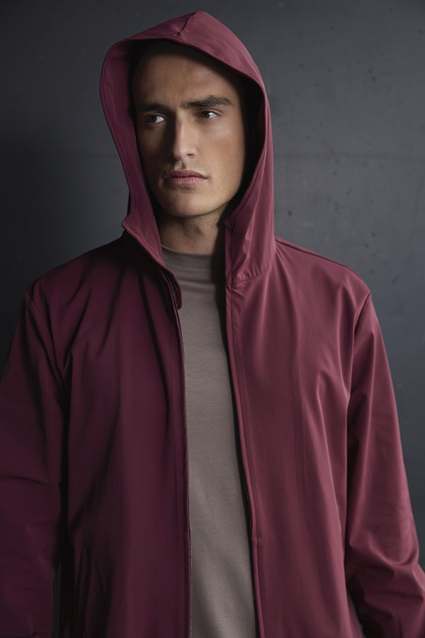 Hooded Jacket – Mi Piace – Men - RM202034 Burgundy