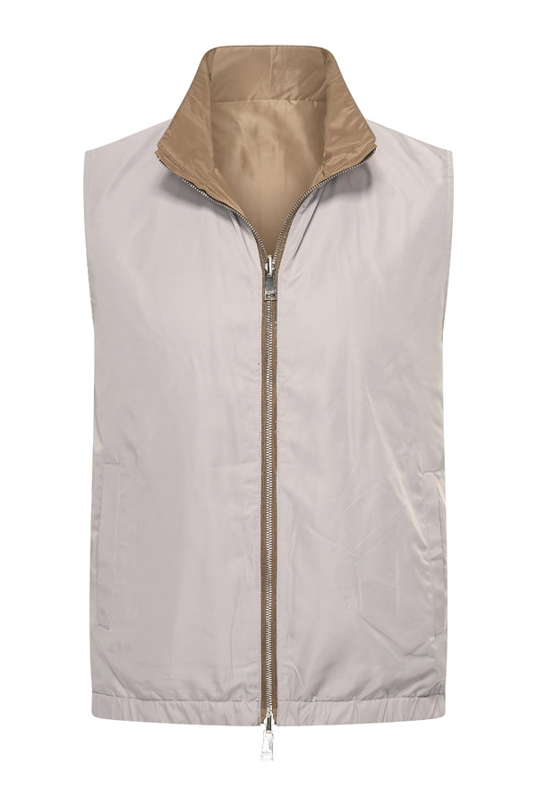 Gilet Tech Reversible | Mi Piace - Men - RM202040 Taup | Light Grey