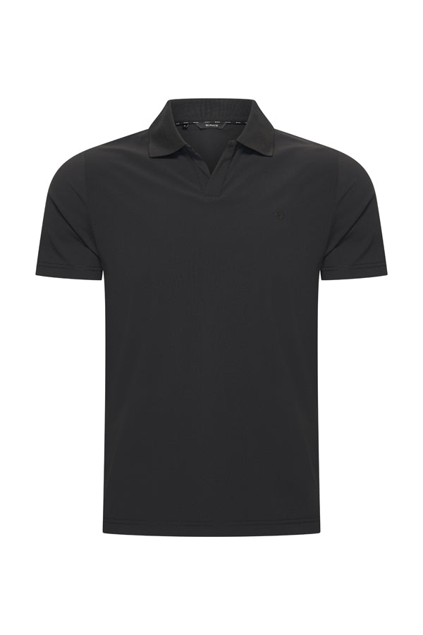 Polo V Neck Shirt – Mi Piace | Men RM202032 Black