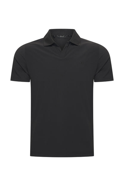 Polo V Neck Shirt – Mi Piace | Men RM202032 Black