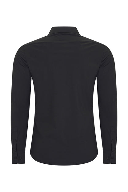 Travel Overhemd – Lange Mouw | Mi Piace – RM202010 Black