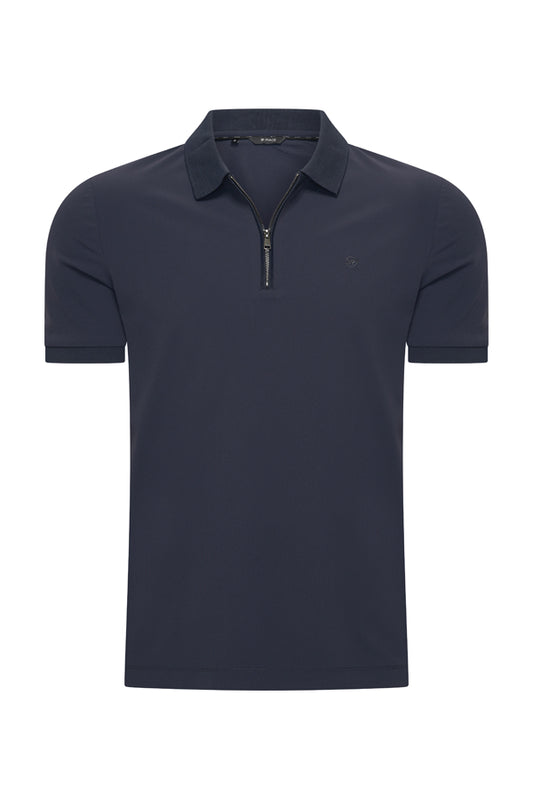 Polo Shirt | Zip– Mi Piace – Men - RM202047 Dark Blue