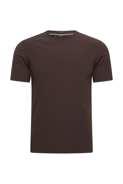 T-shirt – Korte Mouw | Mi Piace – Model RM202009 Espresso
