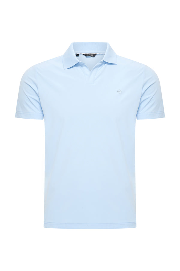 Polo V Neck Shirt – Mi Piace | Men RM202032 Light Blue