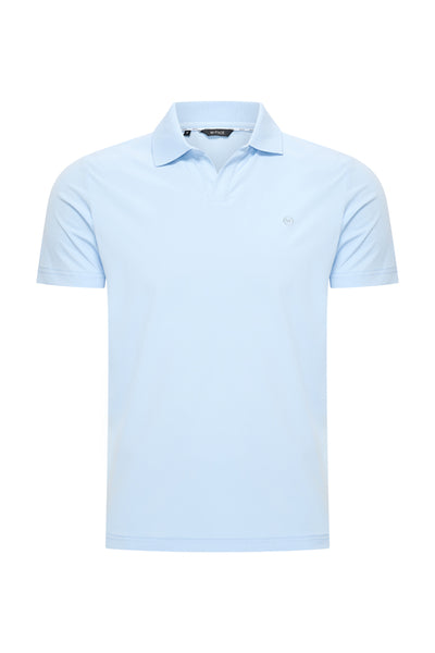 Polo V Neck Shirt – Mi Piace | Men RM202032 Light Blue