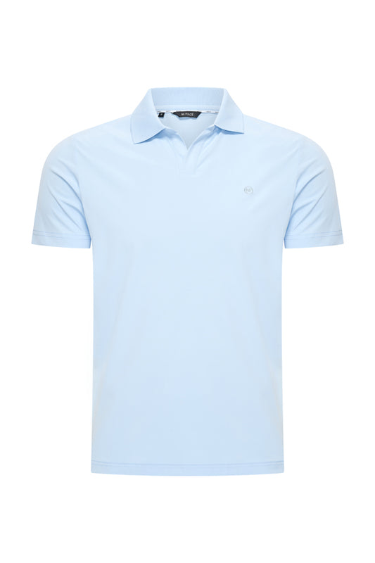 Polo V Neck Shirt – Mi Piace | Men RM202032 Light Blue