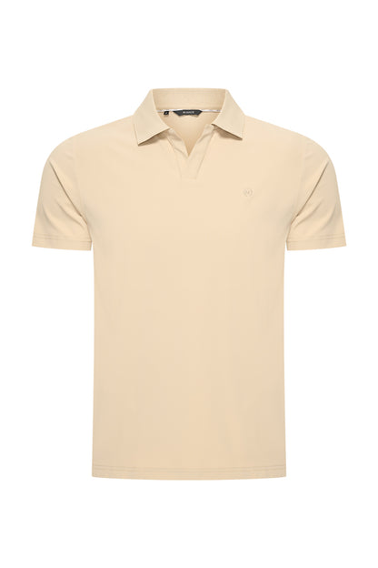 Polo V Neck Shirt – Mi Piace | Men RM202032 Sand