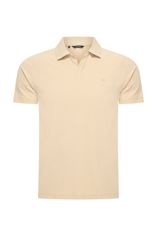 Polo V Neck Shirt – Mi Piace | Men RM202032 Sand