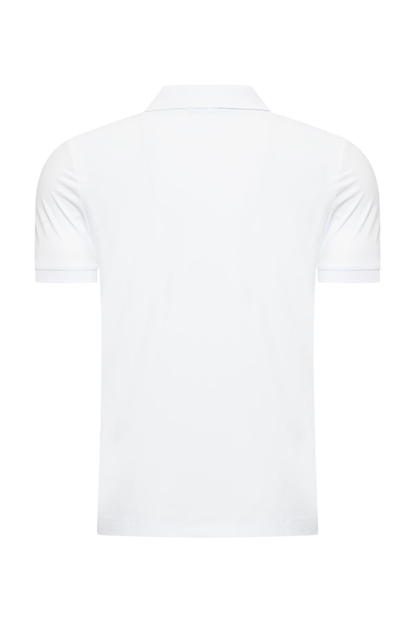 Polo Shirt | Zip– Mi Piace – Men - RM202047 White