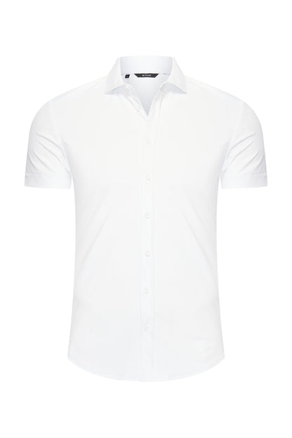 Shirt Korte Mouw  – Mi Piace – Men-  RM202022 White